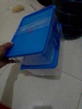 Product Review of SHINPO COMBO 2 Kotak Penyimpanan Makanan Plastik Sorento Storage BPA Free SPO-SIP-309MM from Tokopedia customer review 0