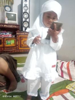 Product Review of Setelan Baju Muslim Putih Anak Perempuan // Baju Putih Manasik Haji Katun Bordir Variasi Celana Kerudung Sekolah Jilbab Syari Gamis Gamis Kombinasi baju  manasik from Tokopedia customer review 0