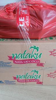 Product Review of KARTONAN kara nata de coco 1 kg / Nataku nata de coco 1 kg / jeli kelapa from Tokopedia customer review 0