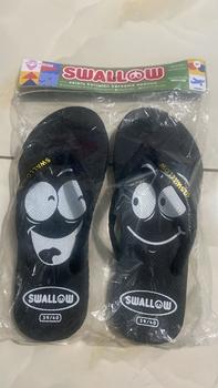 Product Review of Swallow Sandal Jepit Emoji - Sendal Karet Dewasa Wanita Pria Anti Selip from Tokopedia customer review 0