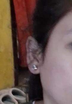 Product Review of Anting Tusuk Titanium Anti Karat Bulat Satu Mata Asli Wanita Silver from Tokopedia customer review 0