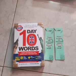 BUKU Drilling VOCABULARY-1 DAY 10 WORDS Edisi Terbaru-Buku Belajar Bahasa Inggris