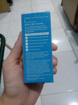 Product Review of WARDAH 5% Azeclair + Salicylic Acid serum Acnederm Acne Care 15 ml - Serum dengan Tea Tree Oil - Serum Jerawat dan Mencerahkan Kulit - Menyamarkan Noda Bekas, Mengurangi Minyak Berlebih - Skincare from Tokopedia customer review 3