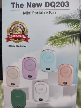 Product Review of Avvic Kipas Angin Mini Portable AVVIC DQ203 ICE BLUE dengan Baterai Rechargeable dan Display Digital from Tokopedia customer review 0