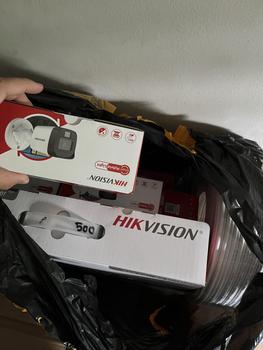 Product Review of PAKET CCTV HIKVISION COLORVU 5MP 8 CHANNEL 8 CAMERA TURBO HD COLORFULL from Tokopedia customer review 0