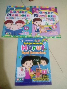 Product Review of Lancar Membaca Tanpa Mengeja Full Color (Jilid 1-6) - untuk PAUD TK from Tokopedia customer review 0