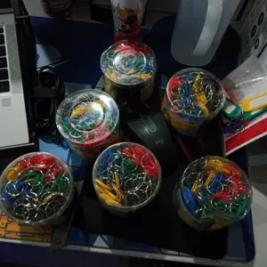 OFFICE-P Key Ring BQ-0081 Gantungan Kunci Tulis Warna Warni Set 10 50