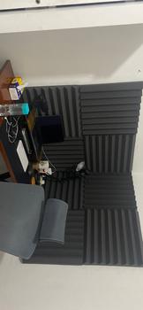 Product Review of Busa Peredam Suara Motif Zigzag Uk Type 200x100x6cm Hijau Hitam from Tokopedia customer review 0