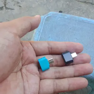 OTG MINI PERSEGI Micro Usb/V8 dan Type C Port Konektor Non Cable USB