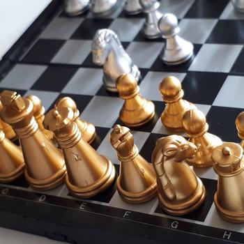 Product Review of Mainan Catur Magnetic Mini Board Game Portable - Ludo Magnetic Mini from Tokopedia customer review 0