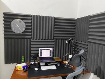 Product Review of Busa Peredam Suara Motif Zigzag Uk Type 200x100x6cm Hijau Hitam from Tokopedia customer review 2