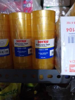 Product Review of (12 Roll) Isolasi Kado Core Kecil JOYKO STT-30 Selotip 12 mm x 45 Meter Cellotape 1/2" Inch Clear Putih Bening | SLOP from Tokopedia customer review 0