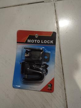 Product Review of KUNCI GEMBOK MOTOR CAKRAM PLUS BRAKET ORIGINAL MOTOLOCK from Tokopedia customer review 0