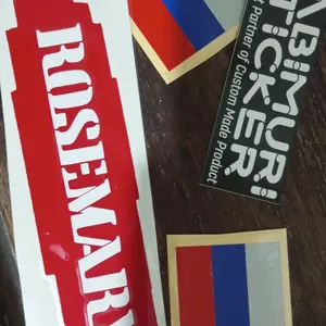 Cutting Sticker Bendera Rusia