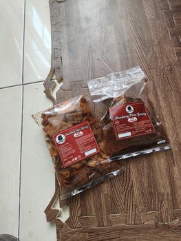 Product Review of Keripik Rendang Telur Telor Kering Minang Padang Payakumbuh Asli 200gr from Tokopedia customer review 0