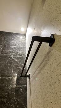 Product Review of Gantungan handuk kamar mandi tanpa bor / Towel rack Kiraiya R006 from Tokopedia customer review 0