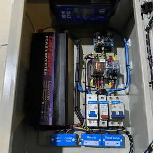 paket box panel PLTS 2000w PSW ATS solar panel surya pure sine wave