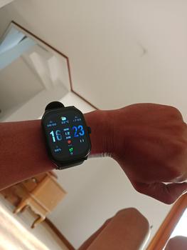 Product Review of 【24H ship】Aolon Curve Smart Watch New | IP68 Waterproof | 2.01-inch Curved IPS Screen | Bluetooth Call  | Custom Wallpaper Smartwatch Health Monitoring jam tangan pintar ios &android warna hitam from Tokopedia customer review 0