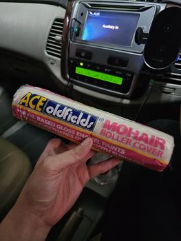 Product Review of Refill Bulu Kuas Roll Cat Minyak dan PU ACE OLDFIELDS MOHAIR 230mm from Tokopedia customer review 0