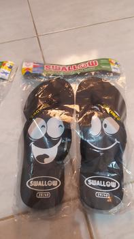 Product Review of Swallow Sandal Jepit Emoji - Sendal Karet Dewasa Wanita Pria Anti Selip from Tokopedia customer review 1