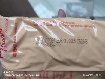 Product Review of meg cheddar cream cheese 2kg from Tokopedia customer review 0