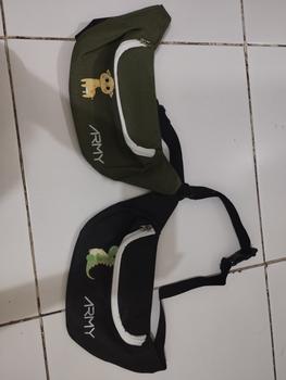 Product Review of ARMY Mini Waist Bag Tas Pinggang Anak Cotton Soft Bumbag pria wanita from Tokopedia customer review 0