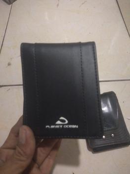 Product Review of Dompet Lipat Pria Planet Ocean Hitam Original - PO02 from Tokopedia customer review 1