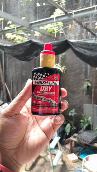 Product Review of Oli Pelumas Rantai Finish Line Teflon Plus Dry Lube from Tokopedia customer review 0