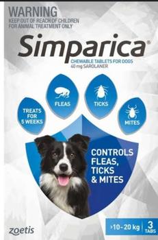 Product Review of SIMPARICA 1 Tablet - Obat Kutu Kunyah Untuk Anjing from Tokopedia customer review 0