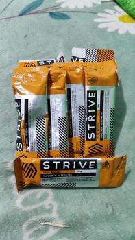 Product Review of STRIVE ENERGY GEL 24g MANGGA MARKISA NANAS untuk supplemen tenaga lari sepeda triathlon  - 1 BOX isi 5 sachet from Tokopedia customer review 0
