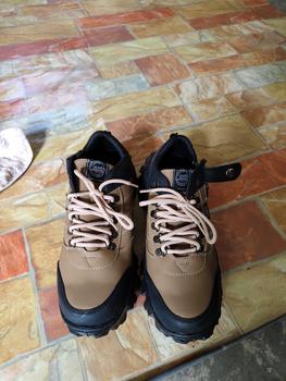 Product Review of Sepatu Safety Original Bahan Kulit Full Jahit Anti Slip Lavio E95 from Tokopedia customer review 0