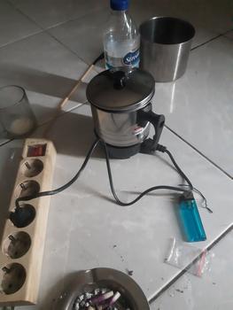 Product Review of Teko Listrik Pemanas Air Stainless Steel Mug Elektrik Electric Kettle from Tokopedia customer review 1