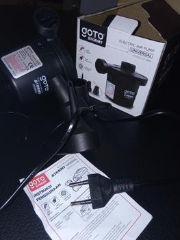 Product Review of Goto [COD] Stormy Pompa Angin Listrik Kolam Renang Kasur Elektrik Air Pump from Tokopedia customer review 1