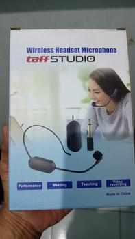 Product Review of Mic Wireless 2.4G Microphone Bando Call Center Rechargeable from Tokopedia customer review 0