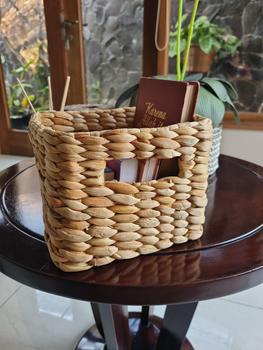 Product Review of 3in1 Box | Keranjang Anyaman Eceng Gondok | Tempat Penyimpanan Enceng from Tokopedia customer review 0