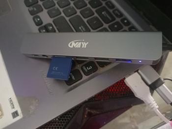 Product Review of [RADY] MAYY 8IN1 Adapter Connector DS01 USB-C Type-c Kable Konekter Multifungsi SD Card TF Card Computer Laptop Phone Table from Tokopedia customer review 1