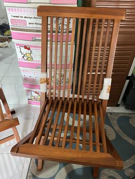 Product Review of Kursi Lipat Kayu Jati ASLI Cafe GARDEN Minimalis - Kursi Lipat Teras from Tokopedia customer review 0