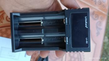 Product Review of LiitoKala Lii-S2 CHARGER BATERAI USB 2 SLOT 14500 18650 26650 2A Li-Ion Ni-MH from Tokopedia customer review 0