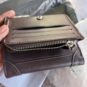 Dompet Pendek Lipat Pria Bahan Kulit PU BAELLERRY D1307