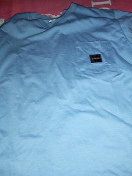 Product Review of Dobujack Tshirt Tasca Pocket Blue Tees from Tokopedia customer review 0
