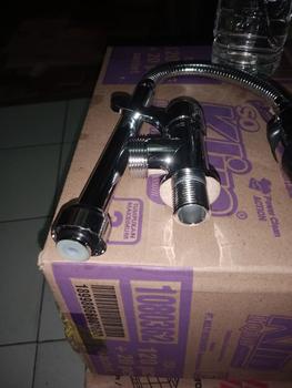 Product Review of Flexible Cuci Piring Kran Leher Angsa Air Tembok 2 Mode Keran from Tokopedia customer review 0