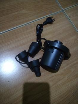 Product Review of Goto [COD] Stormy Pompa Angin Listrik Kolam Renang Kasur Elektrik Air Pump from Tokopedia customer review 0