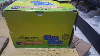 Product Review of MONTANA Glue Stick Lem Batang 10g 24 Pcs Strong Adhesive Perekat Serbaguna GS-10/Box from Tokopedia customer review 0