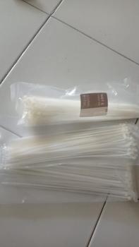 Product Review of Kabel Ties / Cable Ties / Kabel Tis Putih 10cm, 15cm, 20cm, 25cm, 30cm from Tokopedia customer review 0