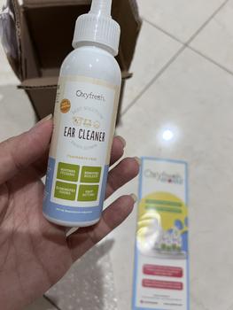 Product Review of Oxyfresh Pet Ear Cleaner 100ml - Pembersih Telinga Hewan from Tokopedia customer review 1