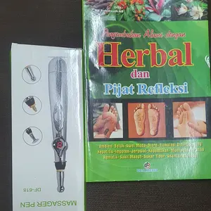 Buku Petunjuk Titik Refleksi Alat Bantu Terapi Pijat Manual Repleksi Dan Ramuan Herbal Tradisionl Panduan Cara Memijat Pemijat Mandiri Tutorial Pijit Penggunaan Book Pijat Terapi Punggung Refleksi Tubuh Badan Kaki Kepala Tangan Aksesoris