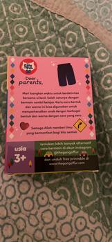 Product Review of Flash Card Kartu Seru BENTUK & WARNA (wipe-clean bisa tulis hapus) (Bhs Indonesia, Inggris & Arab) from Tokopedia customer review 2
