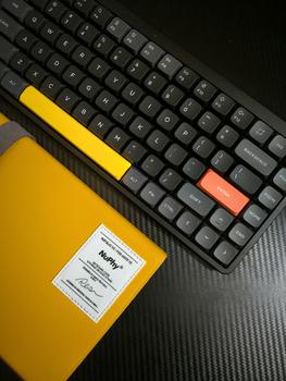 Product Review of Paket NuPhy Air75 V2 QMK Wireless Custom Mechanical Keyboard + NuFolio V3 from Tokopedia customer review 0