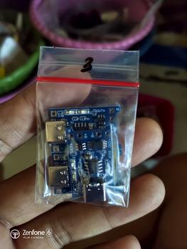 Product Review of tp4056 1A type-C modul cas baterai from Tokopedia customer review 0