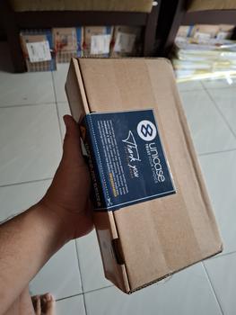 Product Review of Tempered Glass for Samsung Galaxy A55 Spigen GlastR Alignmaster Clear Tray from Tokopedia customer review 1
